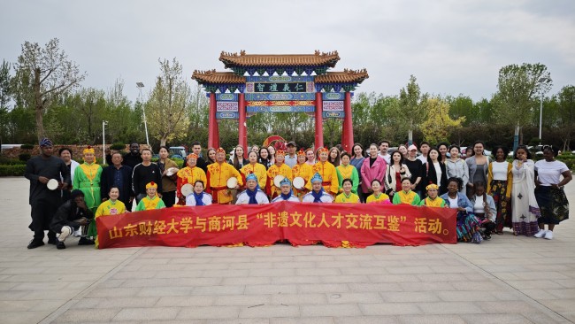 济南商河县成功举办“非遗文化人才交流互鉴”活动暨“bevictor伟德中华优秀传统文化社会实践基地”揭牌仪式